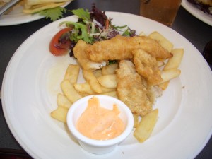 fish and chips, Hotel Rottnest, Jan 2009