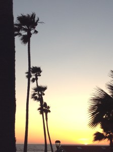Sunset over Manhattan Beach, California Sunset over Manhattan Beach, California